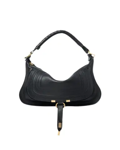 Chloé Marcie Medium Saddle Shoulder Bag in Leather | Thumbnail 1 Chloé Marcie Medium Saddle Shoulder Bag in Leather | Thumbnail 1