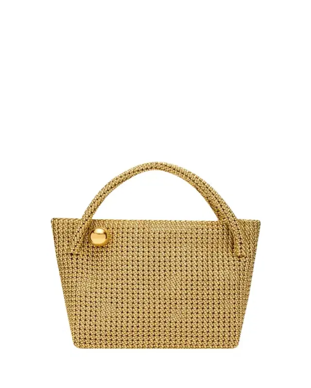 Bottega Veneta Tosca Intreccio Leather Mini Top-Handle Bag