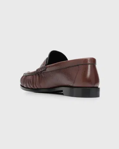 Saint Laurent Le Leather YSL Penny Loafers | Thumbnail 3 Saint Laurent Le Leather YSL Penny Loafers | Thumbnail 3