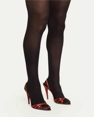 Saint Laurent 110mm Kate Satin Sandals | Thumbnail 2 Saint Laurent 110mm Kate Satin Sandals | Thumbnail 2