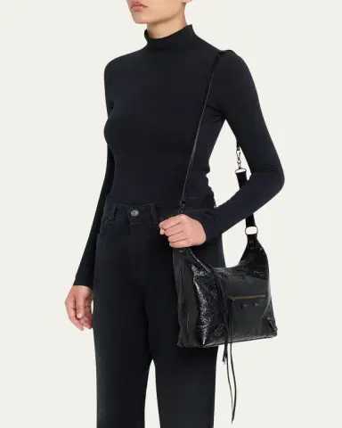Balenciaga Le City Small Leather Hobo Bag | Thumbnail 2