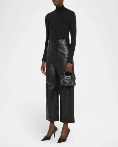 Balenciaga Le City Nano Leather Top-Handle Bag | Thumbnail 9