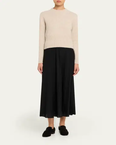 Guest in Residence Alina Crewneck Cashmere-Silk Sweater | Thumbnail 2 Guest in Residence Alina Crewneck Cashmere-Silk Sweater | Thumbnail 2