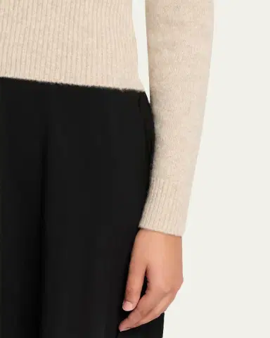 Guest in Residence Alina Crewneck Cashmere-Silk Sweater | Thumbnail 5 Guest in Residence Alina Crewneck Cashmere-Silk Sweater | Thumbnail 5