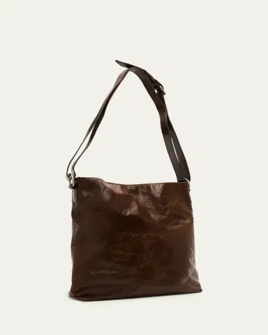 Dries Van Noten Men's Leather Messenger Bag | Thumbnail 3