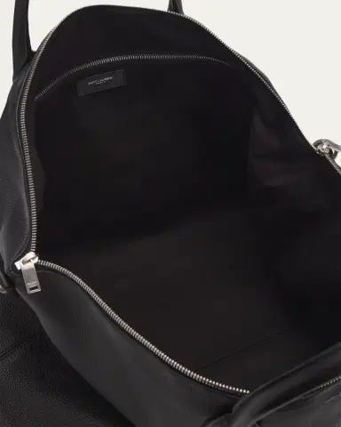 Saint Laurent Men's Grained Leather Bowling Tote Bag | Thumbnail 4 Saint Laurent Men's Grained Leather Bowling Tote Bag | Thumbnail 4