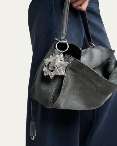 Balenciaga Crystal Gifting Bow Key Ring Bag Charm | Thumbnail 2 Balenciaga Crystal Gifting Bow Key Ring Bag Charm | Thumbnail 2