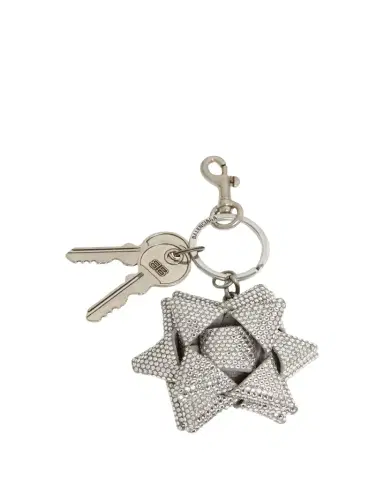 Balenciaga Crystal Gifting Bow Key Ring Bag Charm | Thumbnail 1 Balenciaga Crystal Gifting Bow Key Ring Bag Charm | Thumbnail 1