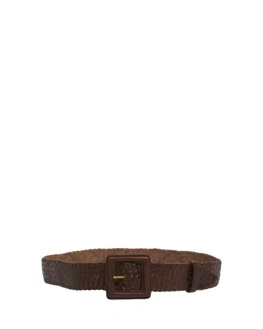 Saint Laurent Woven Leather Belt | Thumbnail 1