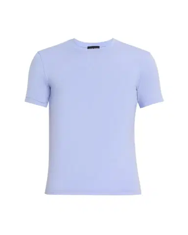 Giorgio Armani Men's Solid Viscose Stretch Jersey T-Shirt | Thumbnail 1 Giorgio Armani Men's Solid Viscose Stretch Jersey T-Shirt | Thumbnail 1