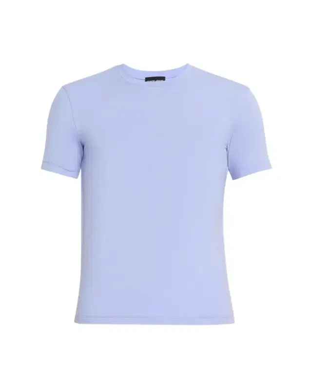 Giorgio Armani Men's Solid Viscose Stretch Jersey T-Shirt