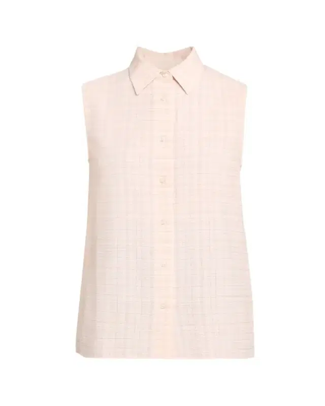 Isy Textured Sleeveless Shirt