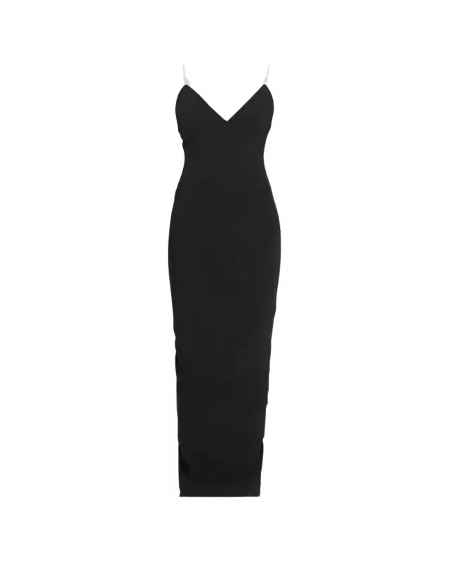 Maillot Sleeveless Column Gown