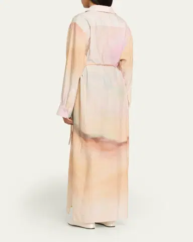 Nanushka Iria Long-Sleeve Tie-Dye Shirtdress | Thumbnail 3 Nanushka Iria Long-Sleeve Tie-Dye Shirtdress | Thumbnail 3