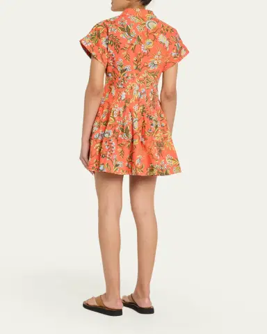 Cara Cara Nash Printed Button-Front Mini Dress | Thumbnail 7 Cara Cara Nash Printed Button-Front Mini Dress | Thumbnail 7