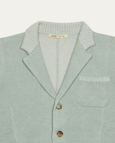 Maurizio Baldassari Men's Vanise Rib Knit Blazer Jacket | Thumbnail 3 Maurizio Baldassari Men's Vanise Rib Knit Blazer Jacket | Thumbnail 3