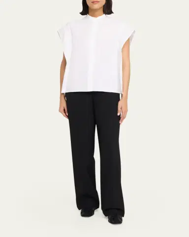 OFFICINE GÉNÉRALE Leonore Cotton Poplin Shirt | Thumbnail 2 OFFICINE GÉNÉRALE Leonore Cotton Poplin Shirt | Thumbnail 2