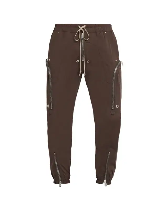 Rick Owens Men's Bauhaus Heavy Cotton Poplin Cargo Trousers