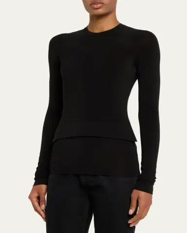 Nanushka Raveen Layered Long-Sleeve Top | Thumbnail 4