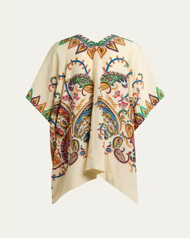Etro Paisley-Print Beach Coverup | Thumbnail 2 Etro Paisley-Print Beach Coverup | Thumbnail 2