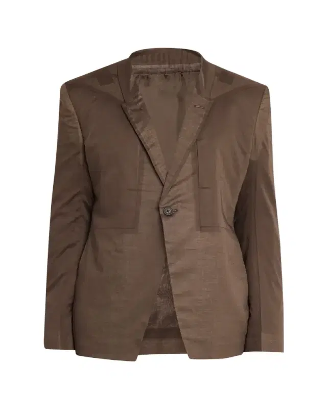 Rick Owens Slim-Fit Cotton Blazer