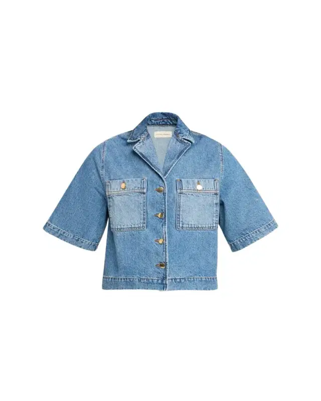Enna Wash Cotton Denim Shirt