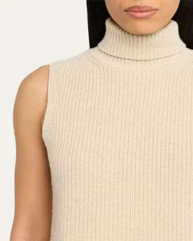 Nanushka Fennec Sleeveless Asymmetric Turtleneck Sweater | Thumbnail 5 Nanushka Fennec Sleeveless Asymmetric Turtleneck Sweater | Thumbnail 5