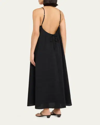 OFFICINE GÉNÉRALE Loria Voile Maxi Dress | Thumbnail 3 OFFICINE GÉNÉRALE Loria Voile Maxi Dress | Thumbnail 3