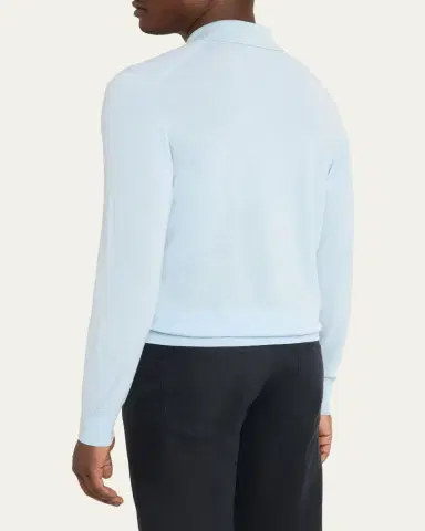 Sease Men's Lasca V-Neck Polo Sweater | Thumbnail 3