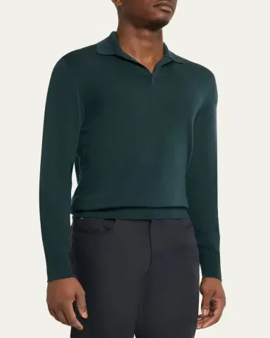 Sease Men's Lasca V-Neck Polo Sweater | Thumbnail 9