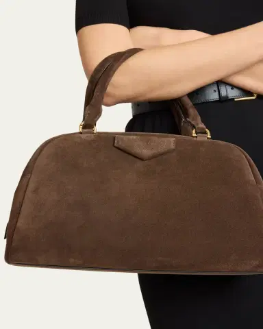 Givenchy Antigona Medium East-West Top-Handle Bag in Suede | Thumbnail 2 Givenchy Antigona Medium East-West Top-Handle Bag in Suede | Thumbnail 2