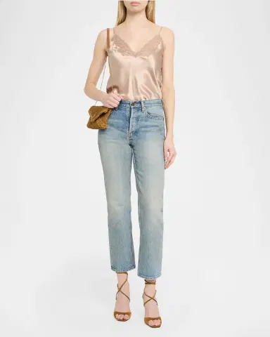 Saint Laurent Cassandre YSL Woven Raffia Shoulder Bag Pouch Bag | Thumbnail 9 Saint Laurent Cassandre YSL Woven Raffia Shoulder Bag Pouch Bag | Thumbnail 9
