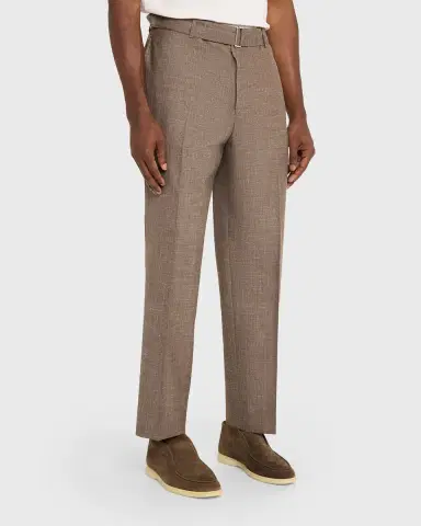OFFICINE GÉNÉRALE Hoche Wool-Linen Tailored Pants | Thumbnail 8