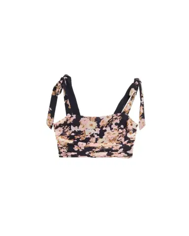 Cara Cara Daria Printed Silk Crop Top | Thumbnail 1
