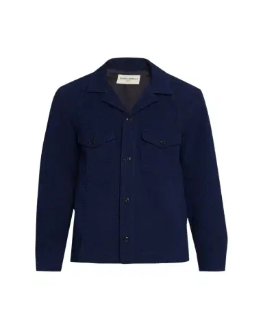 OFFICINE GÉNÉRALE Men's Jean-Baptiste Seersucker Cotton Shirt Jacket | Thumbnail 1 OFFICINE GÉNÉRALE Men's Jean-Baptiste Seersucker Cotton Shirt Jacket | Thumbnail 1