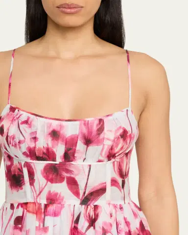 Cara Cara Alba Floral Fit-&-Flare Midi Dress | Thumbnail 5 Cara Cara Alba Floral Fit-&-Flare Midi Dress | Thumbnail 5