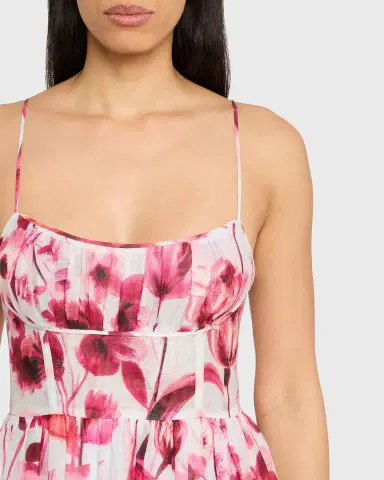 Cara Cara Alba Floral Fit-&-Flare Midi Dress | Thumbnail 9 Cara Cara Alba Floral Fit-&-Flare Midi Dress | Thumbnail 9
