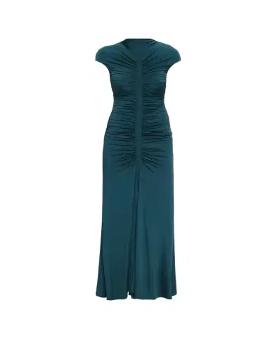 Giorgio Armani Ruched Jersey Maxi Dress | Thumbnail 1