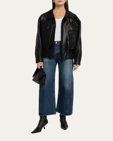 MOUSSY VINTAGE Harlem Mid-Rise Wide Barrel Jeans | Thumbnail 2