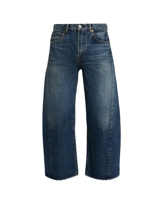 Harlem Mid-Rise Wide Barrel Jeans