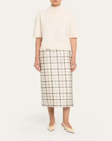Brandon Maxwell The Mercer Bonde Pencil Skirt | Thumbnail 2 Brandon Maxwell The Mercer Bonde Pencil Skirt | Thumbnail 2
