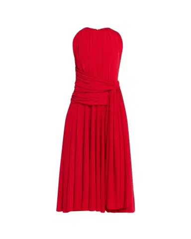Brandon Maxwell The Isadora Sleeveless Draped Dress | Thumbnail 1