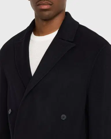 OFFICINE GÉNÉRALE Men's Dark Navy Double-Breasted Wool Maxwell Sport Jacket | Thumbnail 9 OFFICINE GÉNÉRALE Men's Dark Navy Double-Breasted Wool Maxwell Sport Jacket | Thumbnail 9