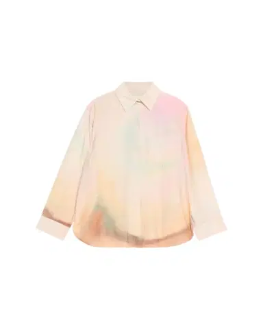 Nanushka Chaska Tie-Dye Button-Front Shirt | Thumbnail 1
