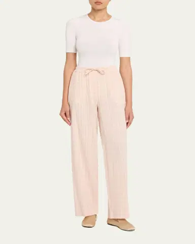 Officine Generale Wilma Textured Drawstring Pants | Thumbnail 2 Officine Generale Wilma Textured Drawstring Pants | Thumbnail 2
