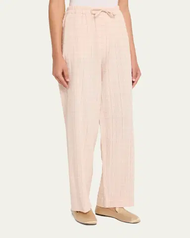 Officine Generale Wilma Textured Drawstring Pants | Thumbnail 4 Officine Generale Wilma Textured Drawstring Pants | Thumbnail 4