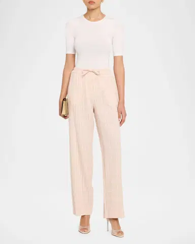 Officine Generale Wilma Textured Drawstring Pants | Thumbnail 6 Officine Generale Wilma Textured Drawstring Pants | Thumbnail 6