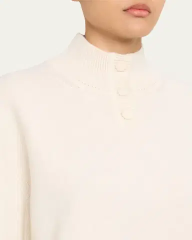Brandon Maxwell The Kinley Cashmere Cropped Sweater | Thumbnail 5 Brandon Maxwell The Kinley Cashmere Cropped Sweater | Thumbnail 5