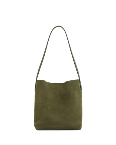 MANSUR GAVRIEL Everyday Cabas Small Suede Shoulder Bag | Thumbnail 1 MANSUR GAVRIEL Everyday Cabas Small Suede Shoulder Bag | Thumbnail 1