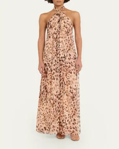 Cara Cara Marion Twisted Open-Back Halter Maxi Dress | Thumbnail 2 Cara Cara Marion Twisted Open-Back Halter Maxi Dress | Thumbnail 2